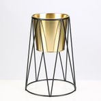 Metal Çiçek Saksısı 16 * 16 * 22 cm