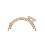 Metal cüzdan rafı, eski eğimli öpücük 2 ADET Vintage Çerçeve Saplı 8.5cm Kalp Başlı Metal Çanta El Çantası Cüzdan DIY Çanta Yapımı Aksesuarı(Gold)