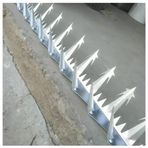 Metal Dikenli Tel Büyük Tepeler - Çatı ve Korkuluk Çiti için Dış Mekan Güvenlik Çiti, Kuşlara ve Güvercinlere Karşı Kovucu, Dayanıklı Paslanmaz Çelik Bantlar