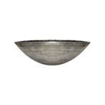 Metal Dövme Detaylı Vazo(36x10 Cm)