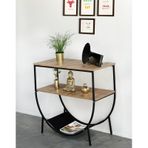 Metal Dresuar Raf Salon Konsol Mobilya 5163 Siyah