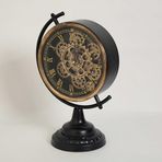 Metal Dünya Duvar Saati 29 * 18 * 43 cm
