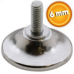 Metal Düz Bingo Mobilya Ayağı Krom M6