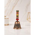 Metal El Çanı Servis Zili – Dekoratif Masa Zili Otel Kafe Resepsiyon Çağrı Çanı 10.5 cm