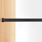 Metal Elbise Asma Çubuğu Dolap Gardırop Destek Askı Çubuğu Flanşlı Uç Kapaklı Oval Dolaplar Düzenleyici Kutup Altın Siyah Beyaz Gri 67 inç/170 cm Boyut Dayanıklı ve Şık Depolama Çözümü