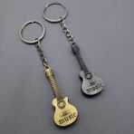 Metal Gitar Anahtarlık - Renkli - Standart