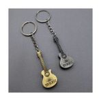 Metal Gitar Anahtarlık - Renkli