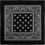Metal Giyim Damla Desen Siyah Bandana 50X50 Cm. %100 Pamuk - Standart - 0 - Siyah