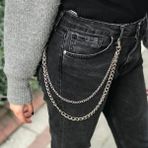 Metal Giyim Ikili Pantolon Zinciri - Standart - Renkli