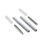 Metal Gizli Raf Tutucu Dekoratif Duvar Bağlantısı 1çift -10cm Gri