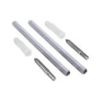 Metal Gizli Raf Tutucu Dekoratif Duvar Bağlantısı 1çift -14cm Gri