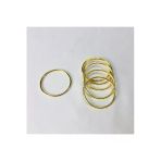 Metal Halka 5 Cm Gold 20 Adet Süsleme Konsept Hediyelik Nikah Şekeri