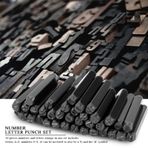 Metal Harf Yumruk Seti Ve sayı damgası Seti - 36pcs 6mm çelik Harf Ve sayı damgası Yumruk Kiti Metal, Ahşap, Deri, Plastik