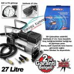 Metal Hava Kompresörü 12 Volt Çelik Gövde