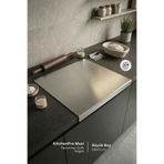 Metal Hayaller KitchenPro Paslanmaz Çelik Tezgah (Büyük Boy - 59x55 cm)