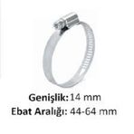 Metal Hortum Kelepçesi 44-64