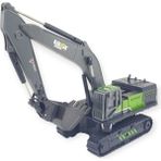 Metal Iş Makinası Excavator - Tekerlekli 26CM - 601-4 (Lisinya) - 001-Renkli