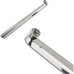 Metal Kalın Çelik Krom Uzun Kerata Ayakkabı ÇEKECEĞI50 cm Krom Kerata