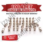 Metal Kamera Bnc Konnektörü Kaliteli Sağlam Kolay Montaj