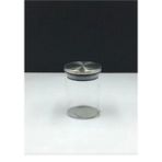 Metal Kapaklı Cam Baharatlık 6.5x8 cm -KVN37 - Renkli