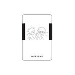 Metal Kartlık & Cüzdan - Desenli - Anime - NFC & RFID Korumalı - Paslanmaz Çelik - Siyah | Morveno (Maceracı, Anime-13)