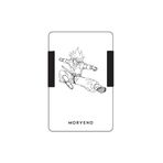 Metal Kartlık & Cüzdan - Desenli - Anime - NFC & RFID Korumalı - Paslanmaz Çelik - Siyah | Morveno (Maceracı, Anime-2)