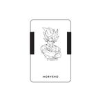 Metal Kartlık & Cüzdan - Desenli - Anime - NFC & RFID Korumalı - Paslanmaz Çelik - Siyah | Morveno (Maceracı, Anime-4)