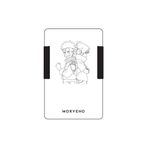 Metal Kartlık & Cüzdan - Desenli - Anime - NFC & RFID Korumalı - Paslanmaz Çelik - Siyah | Morveno (Maceracı Plus, Anime-10)