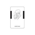 Metal Kartlık & Cüzdan - Desenli - Anime - NFC & RFID Korumalı - Paslanmaz Çelik - Siyah | Morveno (Maceracı Plus, Anime-11)