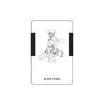 Metal Kartlık & Cüzdan - Desenli - Anime - NFC & RFID Korumalı - Paslanmaz Çelik - Siyah | Morveno (Maceracı Plus, Anime-18)