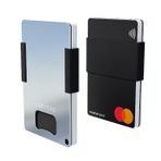 Metal Kartlık & Cüzdan - MACERACI - NFC & RFID Korumalı - Şişe Açacaklı - Paslanmaz Çelik - Siyah | Kişiselleştirilme Olmayan Versiyon | Morveno