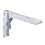 Metal Katlanır Raf Altı Ayağı 18 X 10 Cm (1 Adet) Duvara Monteli Balkon Masası Sehpası Montajı