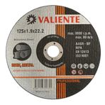 Metal Kesme Taşı 125 1.0 22.2mm Inox Val16772 Valıente 50 Adet