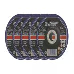 Metal Kesme Taşı 5 Adet 115X6x22mm Yüksek Performanslı Uzun Ömürlü Profesyonel Dayanıklı Kesici Disk