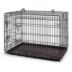 Metal Köpek Kafesi 120x75x84cm Siyah