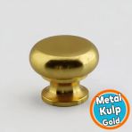 Metal Kulp Gold Altın Çekmece Mobilya Mutfak Dolabı Dolap Kulpu Kulbu Düğme Kulpları
