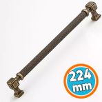 Metal Kulp Kapak Kulpu Dayanıklı Kulpları Mobilya Çekmece Dolap Antik Sarı 224 Mm