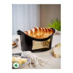 Metal Kulplu Kayık Ekmeklik, Gondol Ekmeklik, Ekmek Sepeti, Sunumluk (Bread Plakalı)