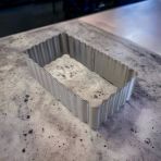 Metal Kurabiye Kopatı | Dikdörtgen Kurabiye Kalıbı 8x4.5 cm
