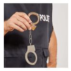 Metal Malzemeden İmal Anahtarlı Oyuncak Polis Kelepçesi (4172)