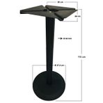 Metal Masa Ayağı Bistro Ayak 110cm