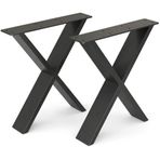 Metal Masa-Yemek Masası- Çalışma Masası Ayağı 2 Adet Ayak 72 Cm Mobilya Ayağı