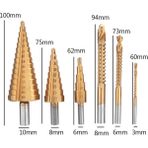 Metal Matkap Uçları 6 Parça Delik Testeresi Kesme Hss 4-12