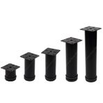 Metal Mobilya Ayağı 42mm Siyah