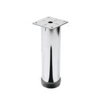 Metal Mobilya Ayağı Krom Çap 42mm - 15cm (4 Adet)