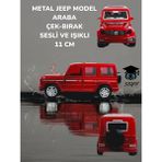 Metal Model Araba Çek-Bırak Sesli ve Işıklı 11 cm Altın Tek Ebat