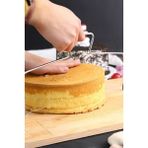 Metal Pasta Kesme Aparatı 30 cm Kek Ekmek Katman Dilimleme Bıçağı