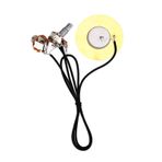 Metal Piezo Gitar pikapı, Müdahale Eden Sesleri Ortadan Kaldırır, 50mm Gitar Piezo Guar kemanı Ukulele Banjo Puro Kutusu Için ön Kablolu Amplifikatör, Kurulumu Kolay, Harika Aksesuar