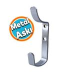 Metal Portmanto Vestiyer Duvar Dolap Elbise Askısı Krom Mobilya Kapı Askılığı Aparatı