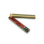 Metal Püsküllü Kırmızı Akik Doğaltaş Hediyelik Tesbih - 33lü - Küre Kesim